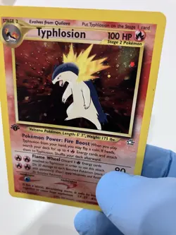 Typhlosion Pokemon Neo Genesis 1st Edition 18/111 Holo LP - Image 5