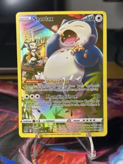 Pokemon Snorlax TG10/TG30 Lost Origin Trainer Gallery Holo Near Mint - Image 1