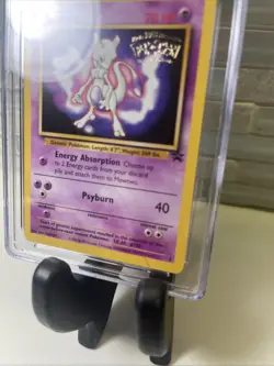 1999 Pokemon Movie Mewtwo Black Star Promo 3 Mewtwo Strikes Back CGC 10 Scratch - Image 4