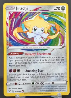 Pokemon Jirachi #119/185 English Vivid Voltage Amazing Rare - Image 1