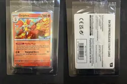 POKEMON UNGRADED CHAOS RISING [STAFF] HOLO PACK MEGA EVOLUTION PROMO SEALED - Image 1