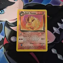 Pokemon TCG Dark Flareon 35/82 Team Rocket Unlimited Uncommon 2000 - MP - Image 1
