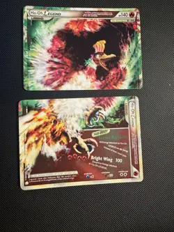 Ho-Oh Legend Set 111 112/123 Pokemon Heart Gold Soul Silver Holo - LP - Image 1