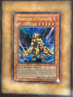 Yugioh Manticore of Darkness IOC-067 Ultra Rare Original Print NM - Image 1