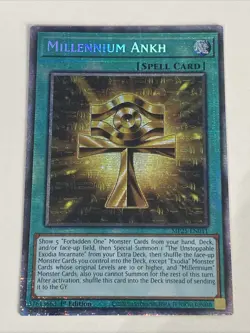 Yugioh Millennium Ankh x 3 - 1st Edition Starlight Rare NM - Free Holo - B - Image 3