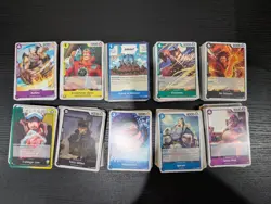 Around 1500 One Piece TCG Cards Bulk Lot - C , UC, L Mixed Sets - Image 1