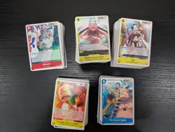 Around 1500 One Piece TCG Cards Bulk Lot - C , UC, L Mixed Sets - Image 3
