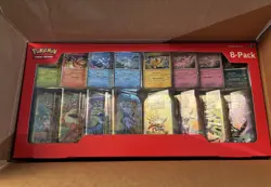 Pokemon Prismatic Evolutions 8 Mini Tins with Promo Cards Costco 2 Pack In-Hand - Image 1