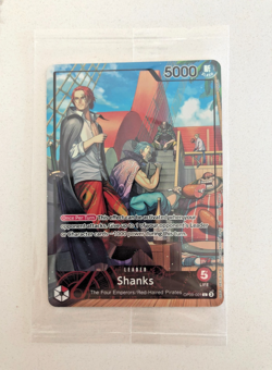 One Piece SEALED / NEW Shanks OP09-001 2025 PSA Magazine Promo - Image 1
