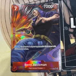 BENN BECKMAN - One Piece OP09-009 - AA Alt Art Super Rare SR Emperors New World - Image 1