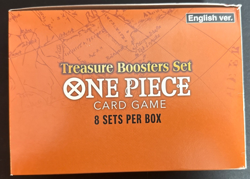 ONE PIECE TREASURE BOOSTER SET BOX DISPLAY CASE ENGLISH NOT SEALED - Image 1