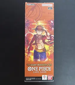 ONE PIECE TREASURE BOOSTER SET BOX DISPLAY CASE ENGLISH NOT SEALED - Image 2