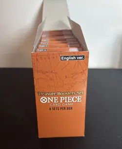 ONE PIECE TREASURE BOOSTER SET BOX DISPLAY CASE ENGLISH NOT SEALED - Image 4