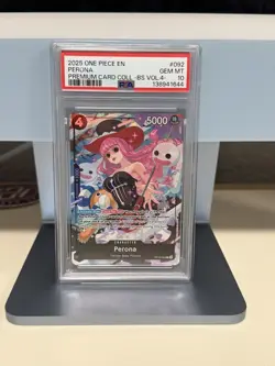 2025 ONE PIECE PREMIUM COLLECTION BEST SELECTION VOL.4 #092 PERONA PSA 10 - Image 1