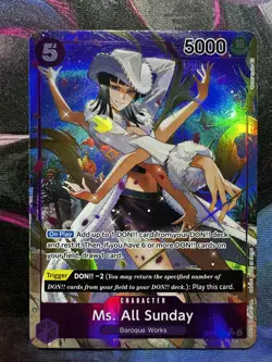 One Piece TCG Ms. All Sunday OP04-064 Alternate Art - Image 1