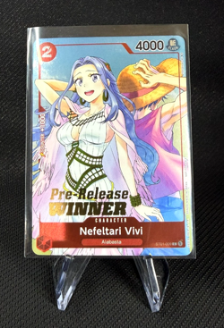 Nefeltari Vivi Pre Release Winner ST01-009 One Piece TCG Promo - English - (NM) - Image 1