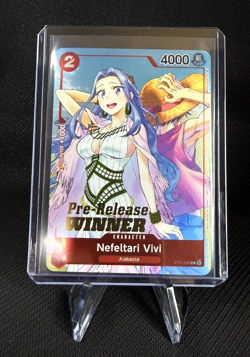 Nefeltari Vivi Pre Release Winner ST01-009 One Piece TCG Promo - English - (NM) - Image 3