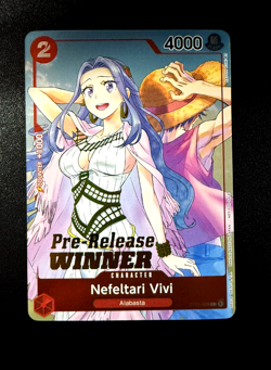 Nefeltari Vivi Pre Release Winner ST01-009 One Piece TCG Promo - English - (NM) - Image 4