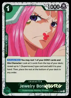 Jewelry Bonney - ST02-007 (Pirate Foil) ST02-007 Prb-02 One Piece NM - Image 1