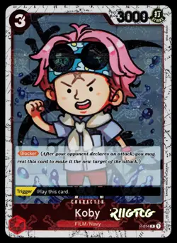 Koby (Jolly Roger Foil) P-014 Premium Booster -The Best- One Piece NM - Image 1