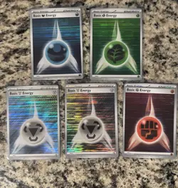 Black Bolt/White Flare- 5 HOLO Energy Cards - MINT - Pokemon TCG 2025 - Image 1