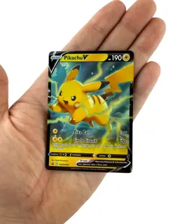 LOT of (11) 2020 Pokemon TCG “Pikachu V” SWSH063 Black Star Promo Holo Cards - Image 4