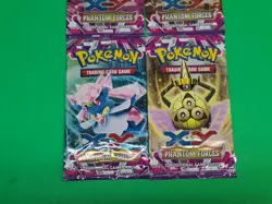 EMPTY Pokemon XY Phantom Forces Booster Packs X4 Set Complete Art Work No Cards 820650109102 - Image 4
