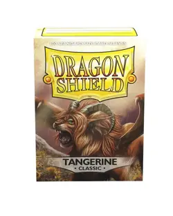 100 DRAGON SHIELD CLASSIC Standard Size TANGERINE Card Sleeves deck protector - Image 2
