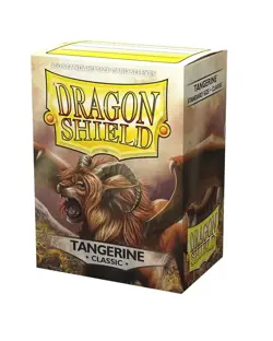 100 DRAGON SHIELD CLASSIC Standard Size TANGERINE Card Sleeves deck protector - Image 4