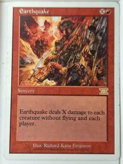 Earthquake - 6th Edition Core Set - Magic the Gathering MTG Nice! - Image 1