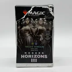 Magic: The Gathering Modern Horizons 3 Commander Deck Tricky Terrain BOX DAMAGE - Image 1