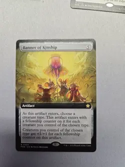Banner of Kinship (Extended Art )-Foundations - LP MTG - Image 1