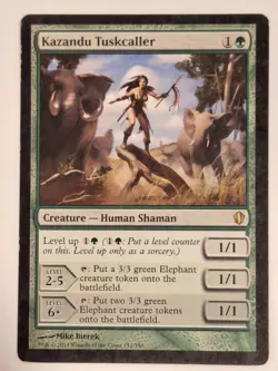 Kazandu Tuskcaller - Commander: 2013 - Magic the Gathering MTG Nice! - Image 1