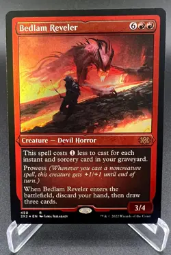 Bedlam Reveler (Foil Etched, #450, NM) Double Masters 2022 (2X2), MTG - Image 1