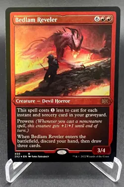 Bedlam Reveler (Foil Etched, #450, NM) Double Masters 2022 (2X2), MTG - Image 3