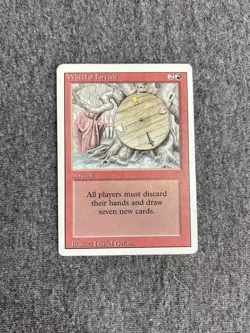 1x MTG Revised Edition Wheel of Fortune Magic: The Gathering moderate play - Image 1