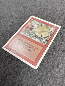 1x MTG Revised Edition Wheel of Fortune Magic: The Gathering moderate play - Image 2