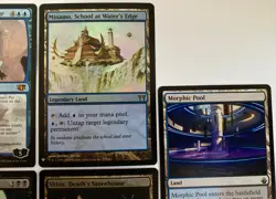 MTG Commander Lot Rhystic Study Morphic Pool Rune-scarred Demon Minamo Shizo Etc - Image 3