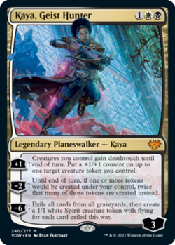 1 x Kaya, Geist Hunter - Foil - Innistrad: Crimson Vow - Light Play - MTG - Image 1