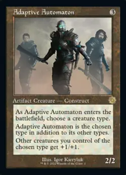 1 x Adaptive Automaton - Foil - Retro Frame - The Brothers' War: Retro Frame Art - Image 1