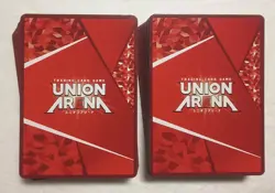 Lot of 100 UNION ARENA One-Punch Man, Shangri-La Frontier, Attack on Titan Set - Image 2