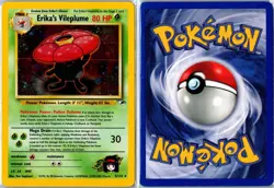 Vintage Pokemon Card - Erika's Vileplume Gym Heroes 5/132 Rare Holo Unlimited HP - Image 3