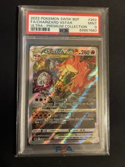 Charizard VSTAR SWSH262 SWSH: Sword & Shield Promo Cards Holo PSA 9 - Image 1