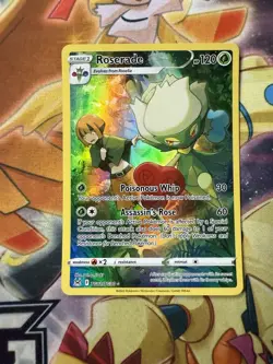 Roserade TG02/TG30 Lost Origin Trainer Gallery NM Ultra Rare Pokemon Card - Image 1
