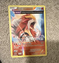 Pokemon Entei 15/98 XY Ancient Origins Holo Rare 130 HP English Card - Image 1