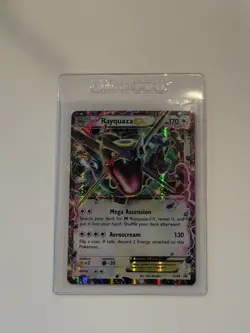 Pokemon TCG Rayquaza EX XY69 Shiny Black Star Promo Holo Rare Card - Image 1