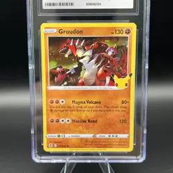 Pokemon Groudon Celebrations Card #017 CGC 10 - Image 3