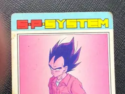 Dragon Ball Z Card No.632 Vegeta Prism Holo Amada Made in Japan - Image 5