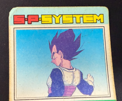 Dragon Ball Z Card No.547 Vegeta Prism Holo Rare Amada Made in Japan - Image 5
