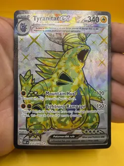 ⚡Tyranitar EX Obsidian Flames Ultra Rare Full Art Card 211/197 MINT NEW🔥 - Image 1
